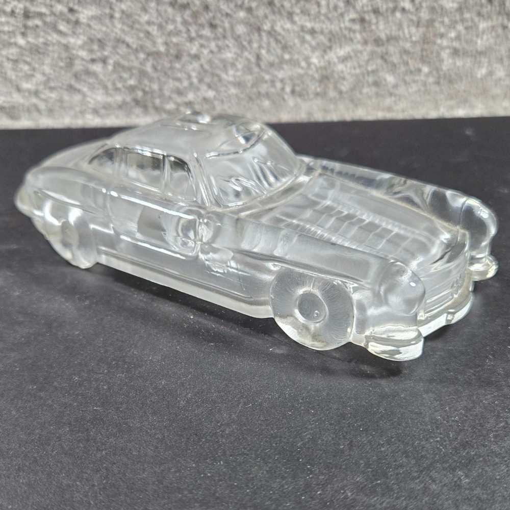Hofbauer Vintage Crystal Mercedes-Benz 300SL Gull Wing Paperweight